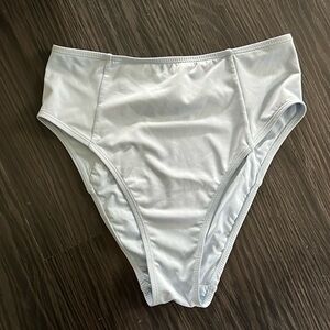 Andie high waist baby blue bikini